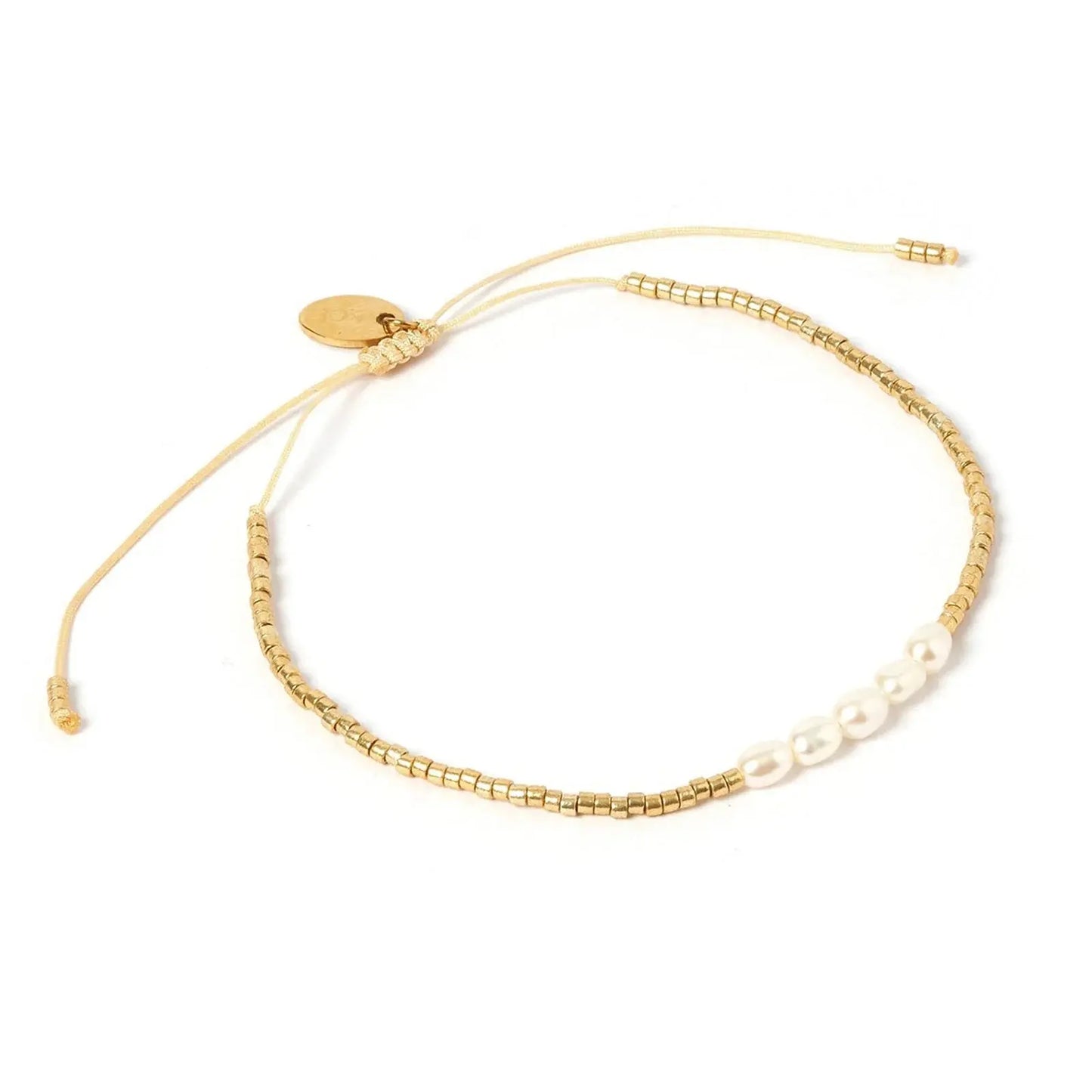 Seline Gold and Pearl Bracelet Arms of Eve