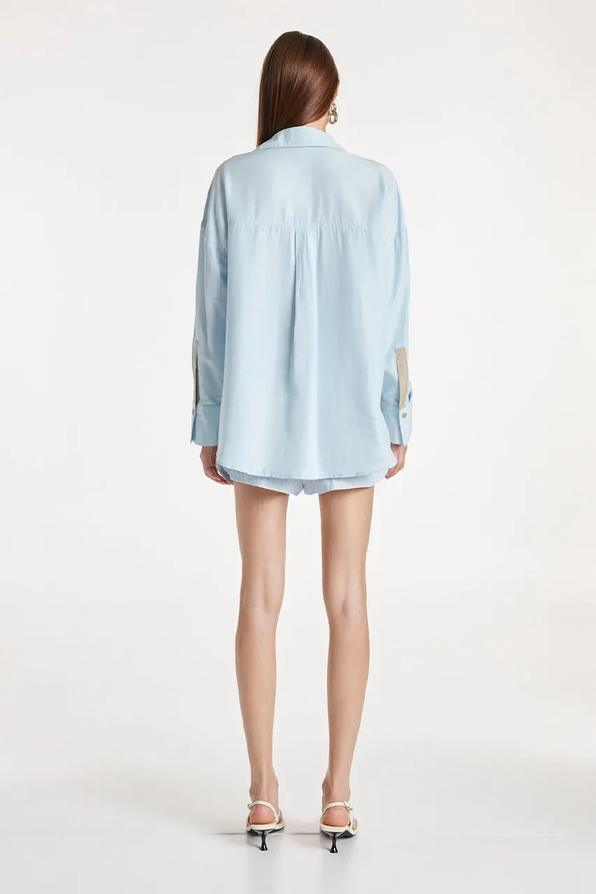 Shannon Shirt - Powder Blue Madison