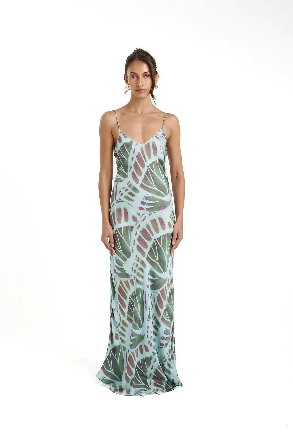 Siren Dress - Viceroy Summi Summi front view at cloth in brick
