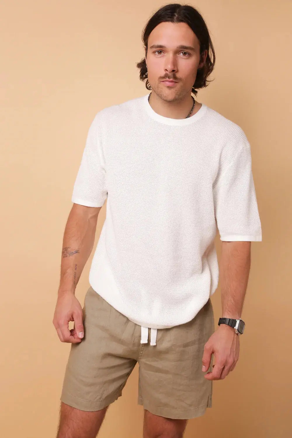 Soft Knit Tee White Kore Studios