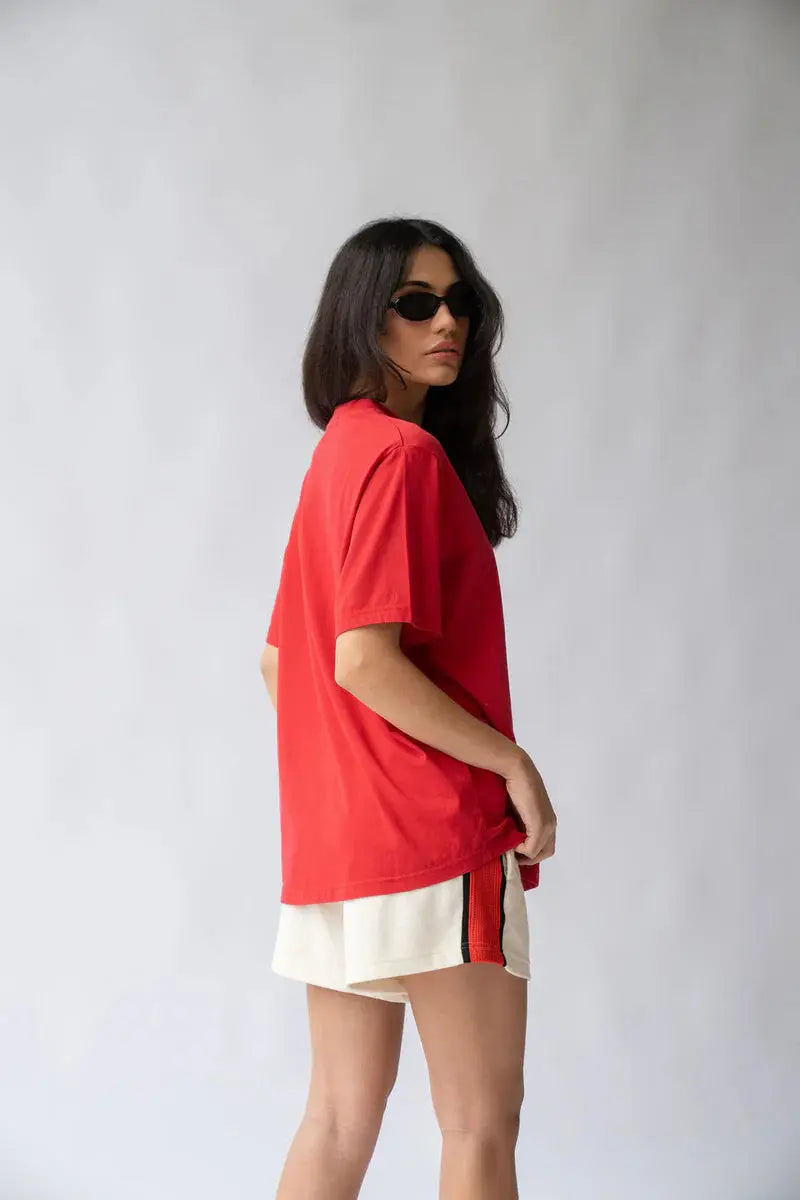 Back View Sportif Short - Coconut Araminta James