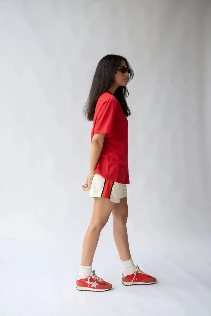 Side View Sportif Short - Coconut Araminta James