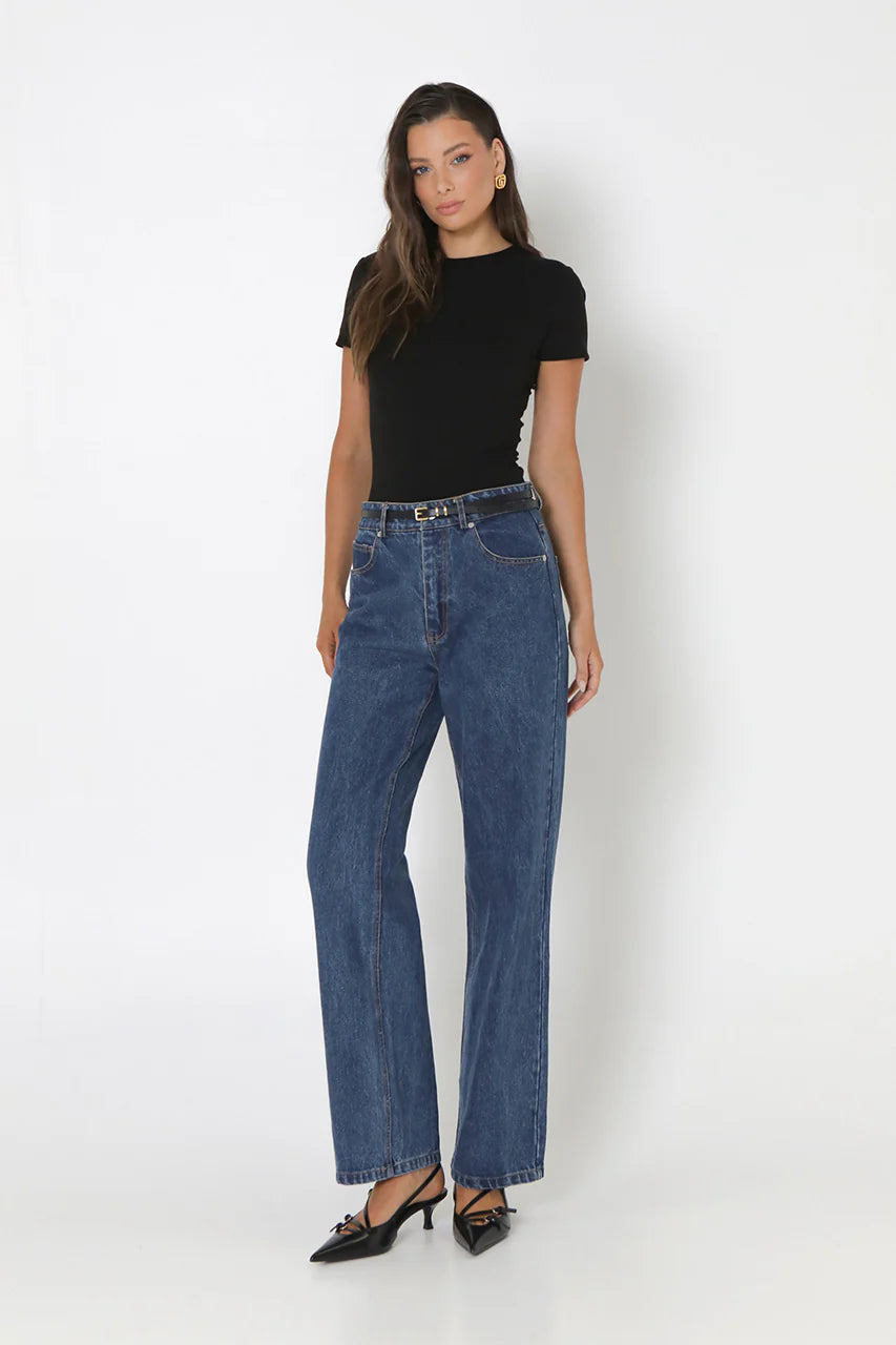 Tammy Baby Tee - Black Madison