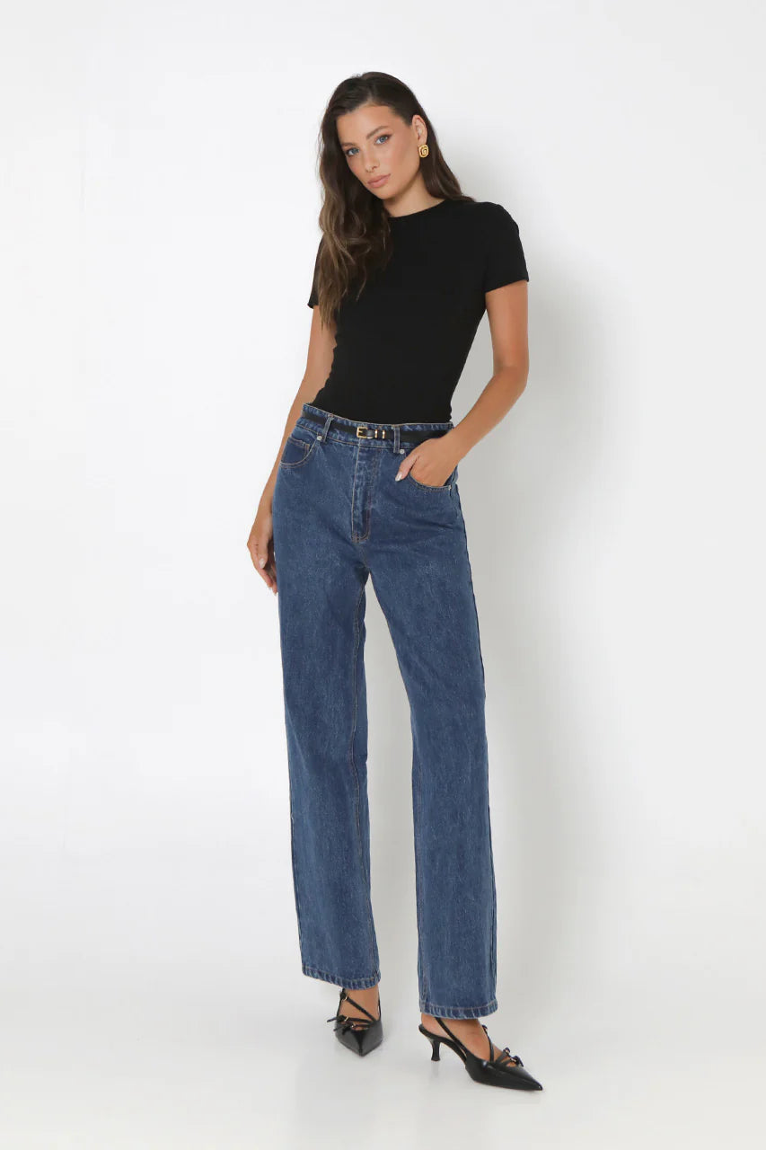 Tammy Baby Tee - Black Madison