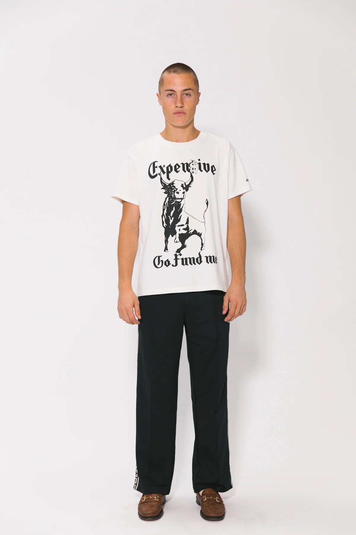 Taurus Boxy Vintage Tee - White Something Very Special