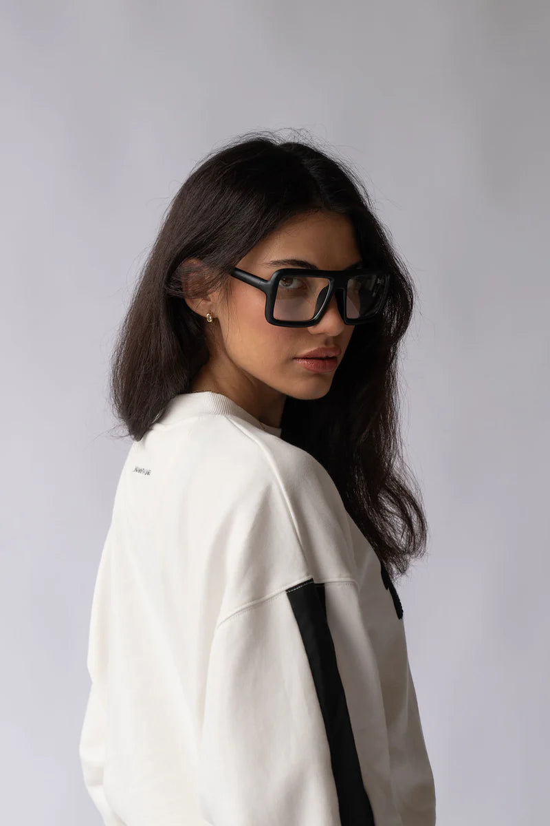Tokyo Sweatshirt - Warm White Araminta James at Cloth In Brick 03