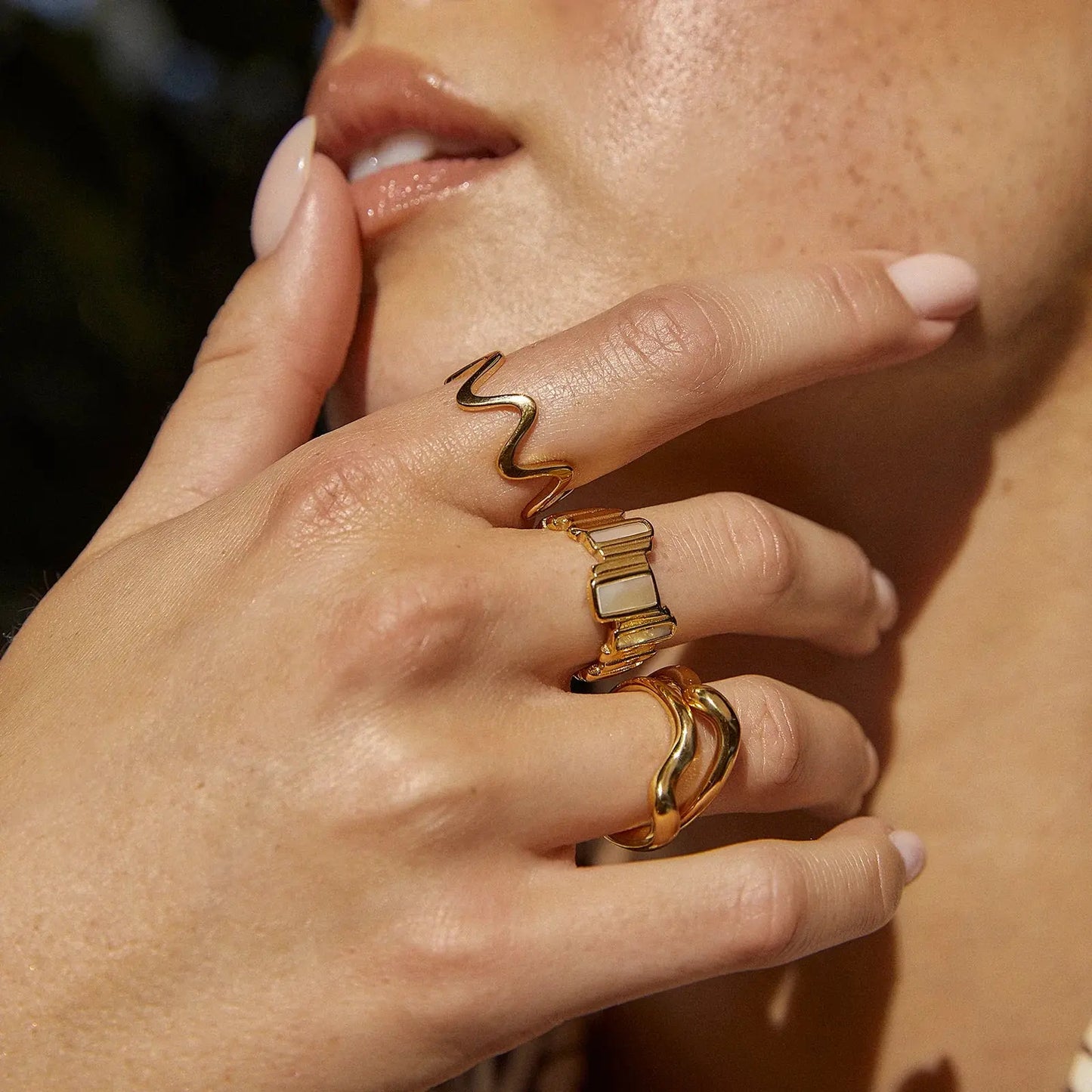 Valerie Gold Ring Arms of Eve