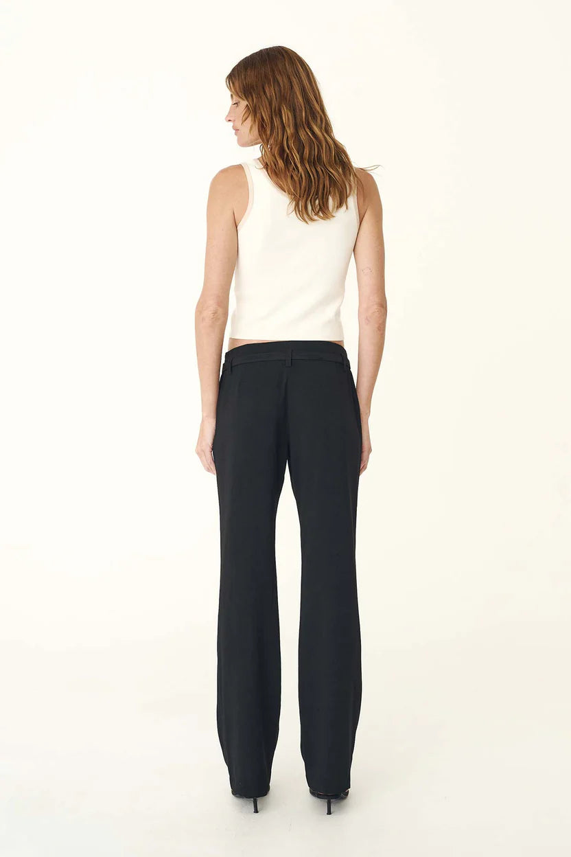 Wanda Tailored Pants - Noir Rowie