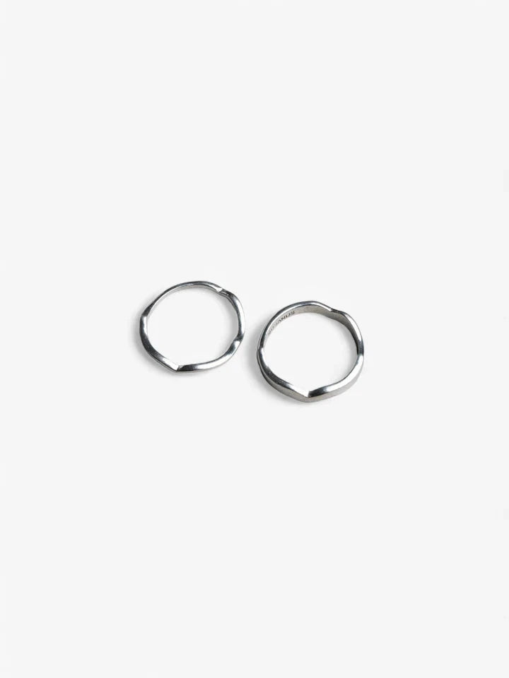Wave Ring Set - Sterling Silver Nusands