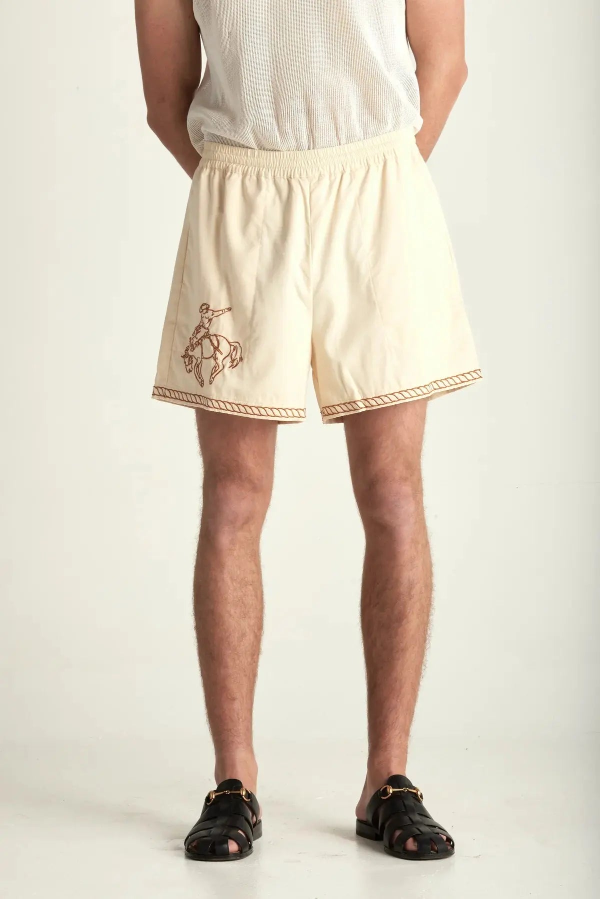 Yeehaw Natural Cowboy Shorts - Natural The Tales