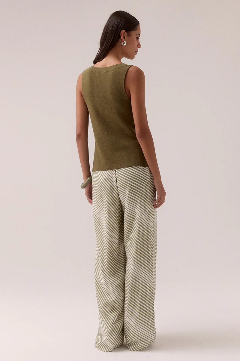 Sentiment Knit Top - Olive Sovere