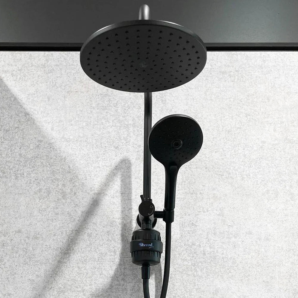 Filtered Beauty Shower Purifier - Black Filtered Beauty