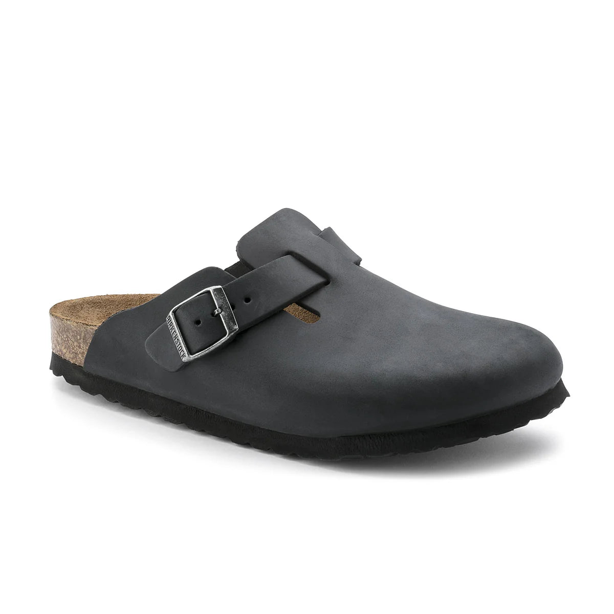 Boston - Black Oiled Leather Birkenstock