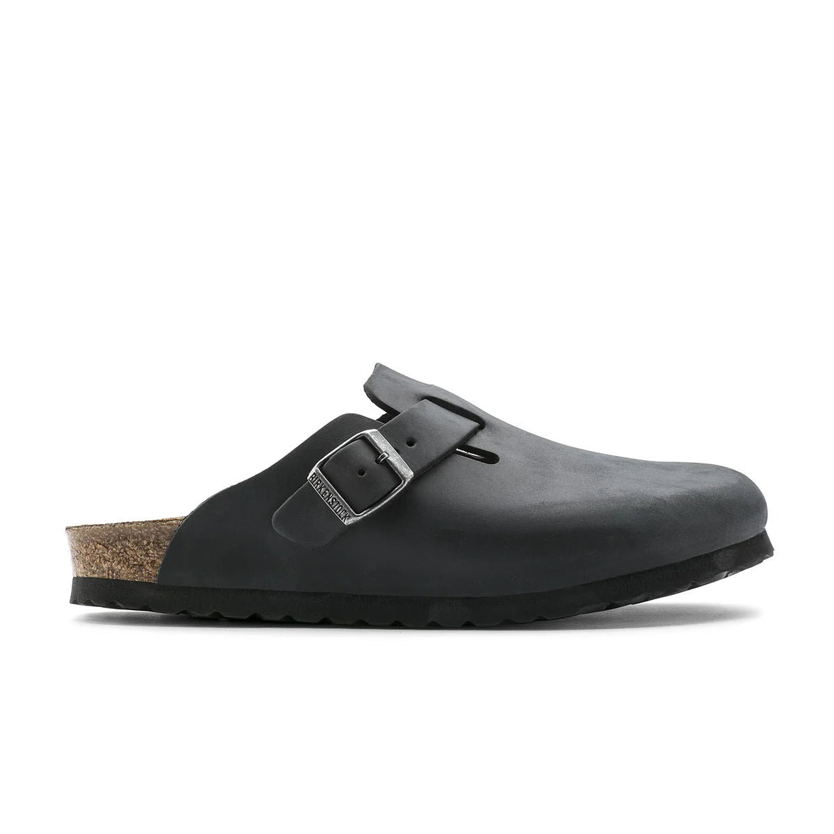 Boston - Black Oiled Leather Birkenstock