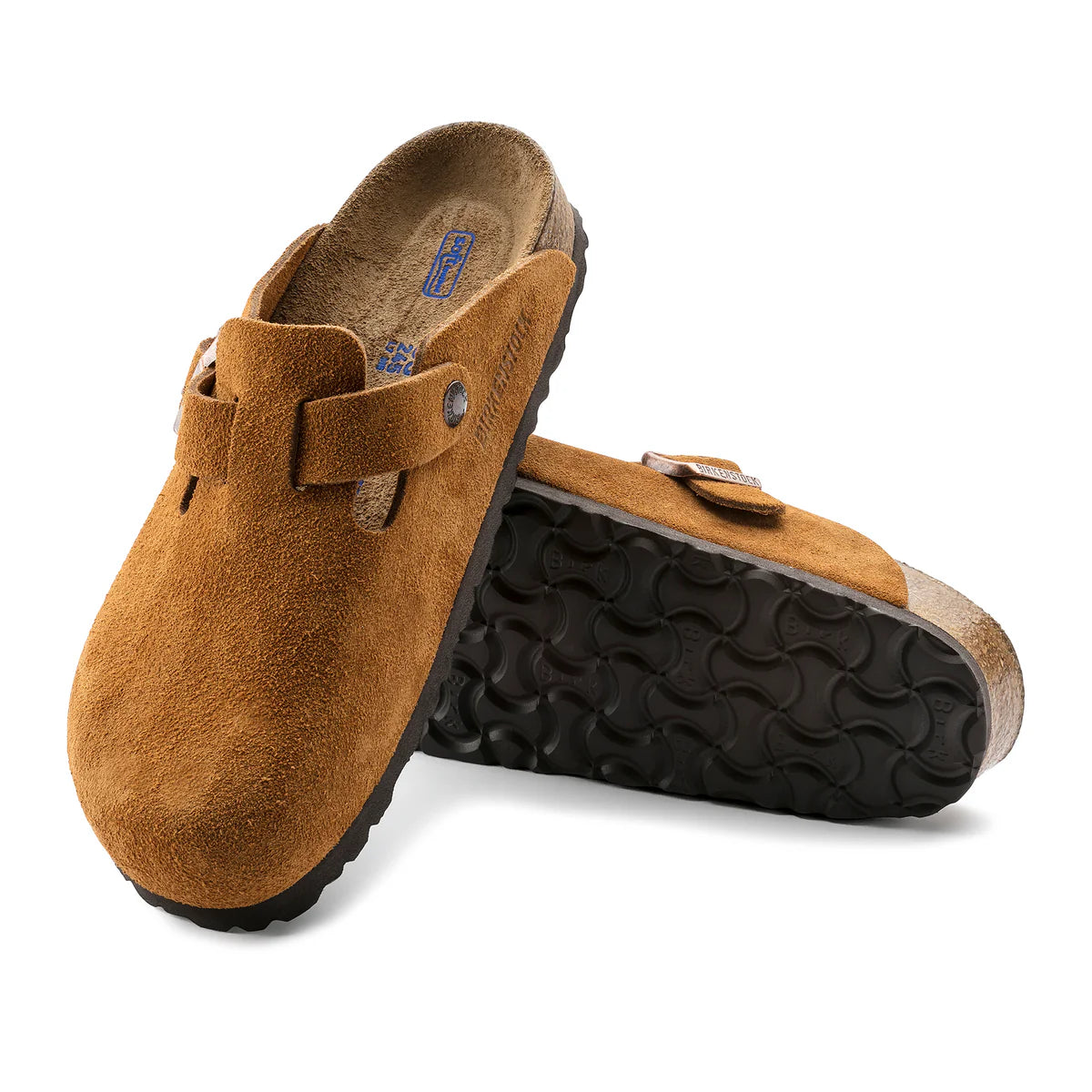 Boston - SFM Mink Suede Leather Birkenstock