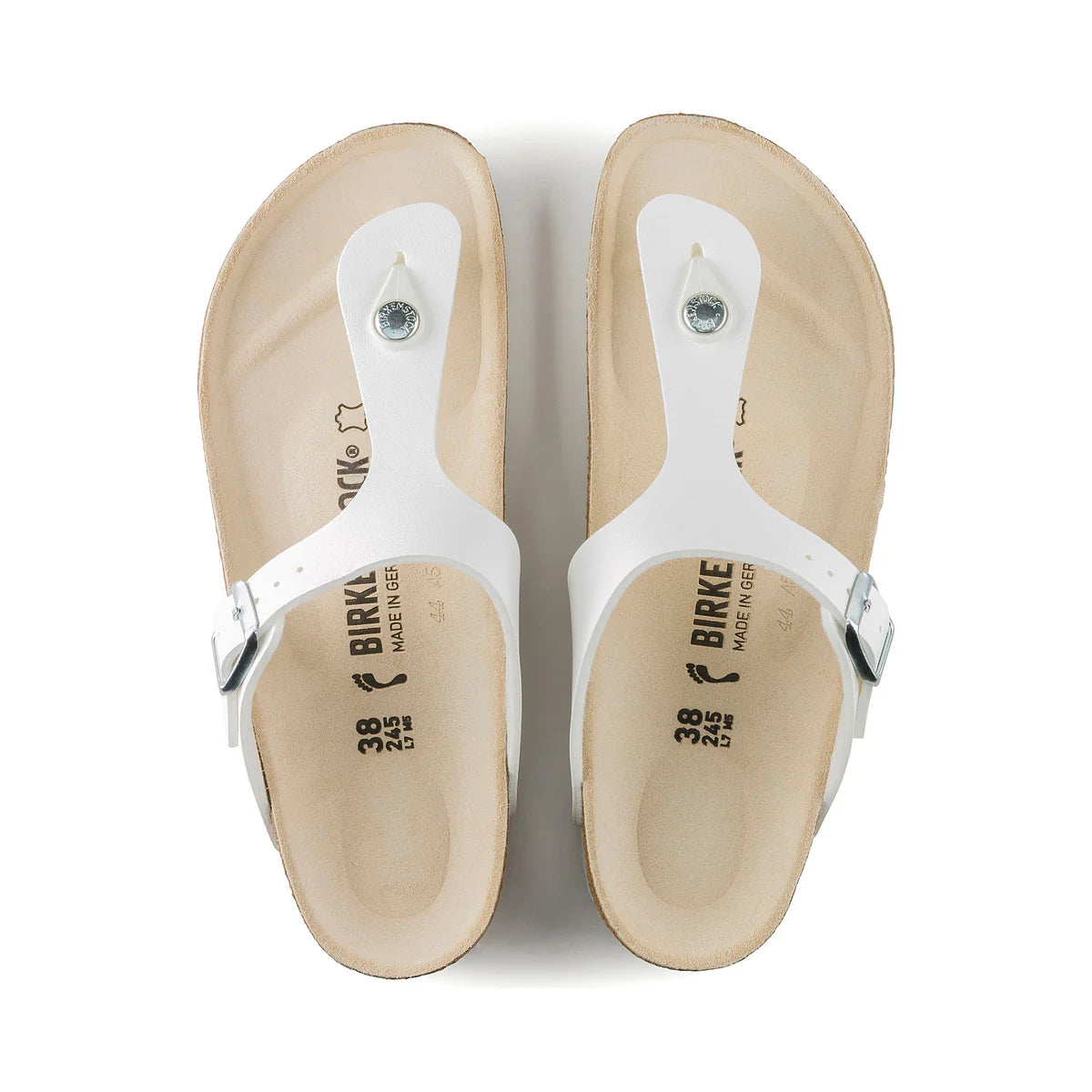 Gizeh - White Birko-Flor Regular Birkenstock