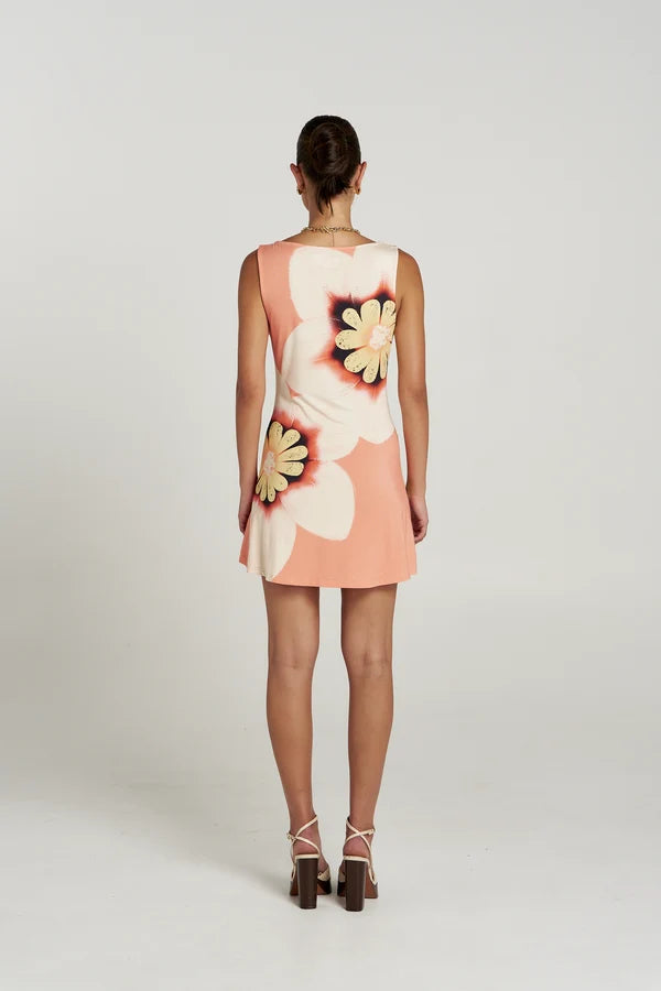 Boatneck Mini Dress - Harlequin Summi Summi