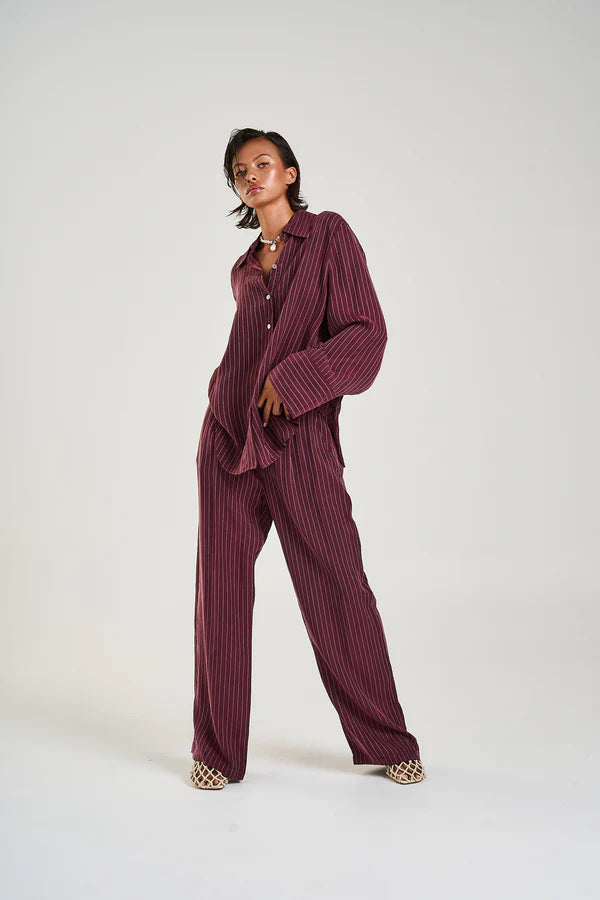 Boss Pant - Kina Pinstripe Summi Summi