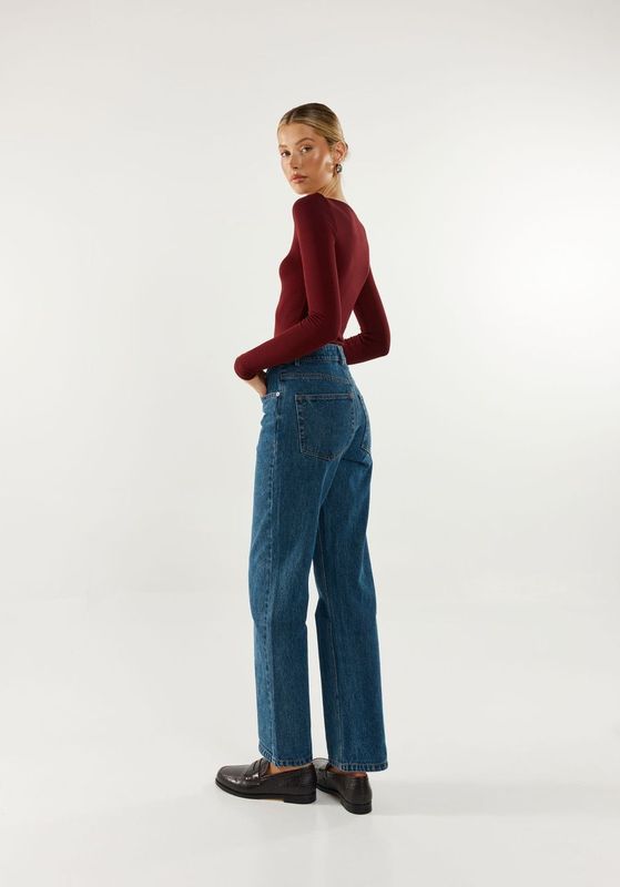 Caden L/S Top - Shiraz Madison