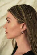 Rectangle Earrings - Sterling Silver Nusands