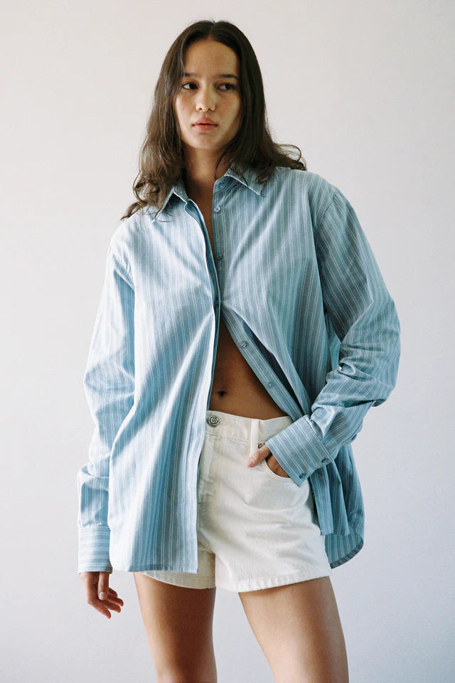 Emma Shirt Stripe - Outland X Olive Cooke Outland Denim