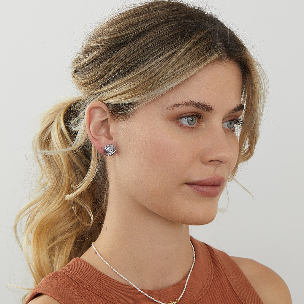 Spirallo Studs - Silver Carly Paiker
