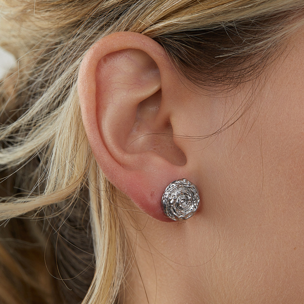 Spirallo Studs - Silver Carly Paiker