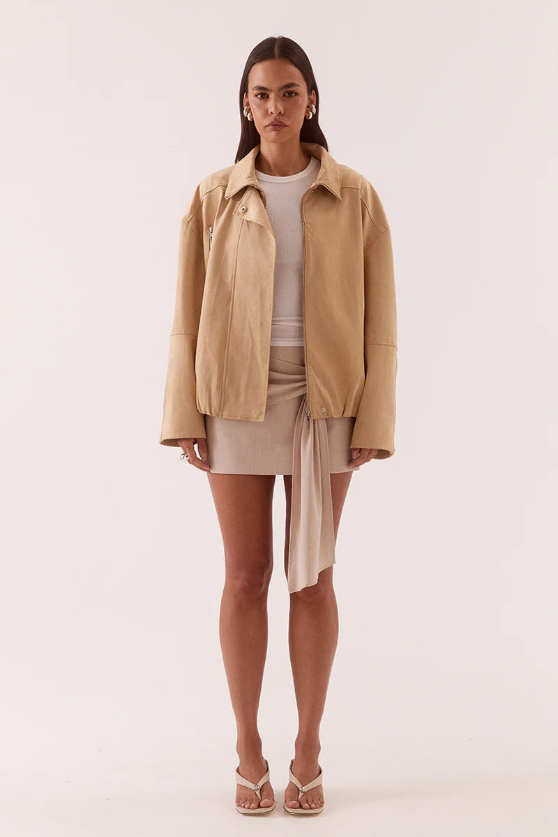 Alula Bomber Jacket - Honey Sovere