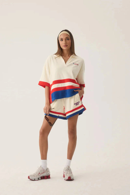 Rico Terry Shirt - Coconut Araminta James