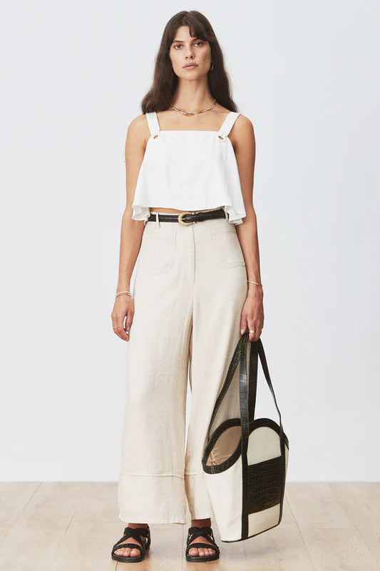 Matea Belt - Black Croc Sancia