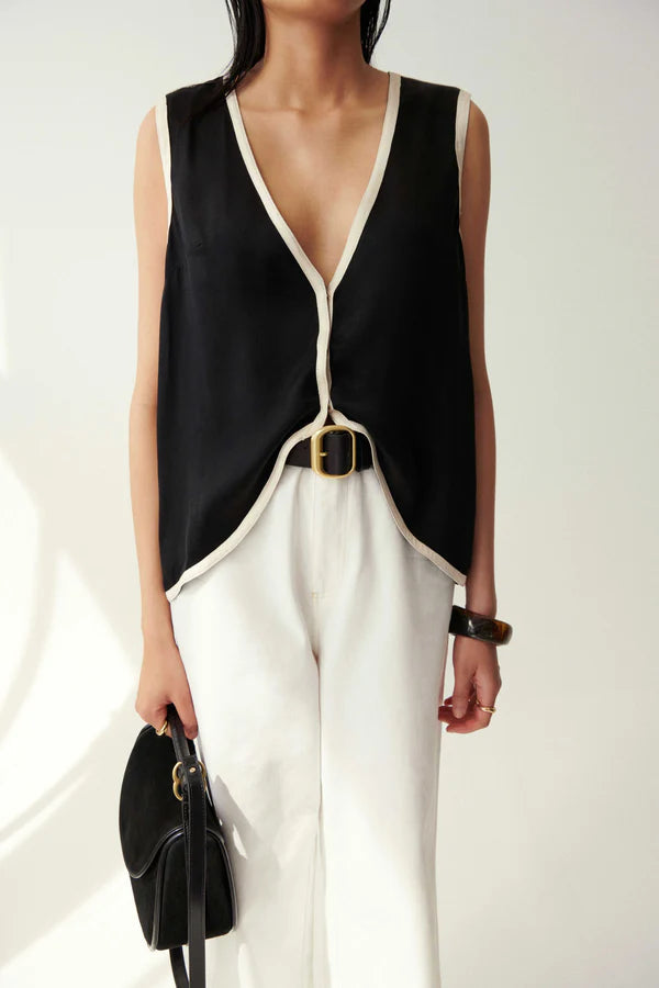 Salerno Belt XS-M - Black Sancia