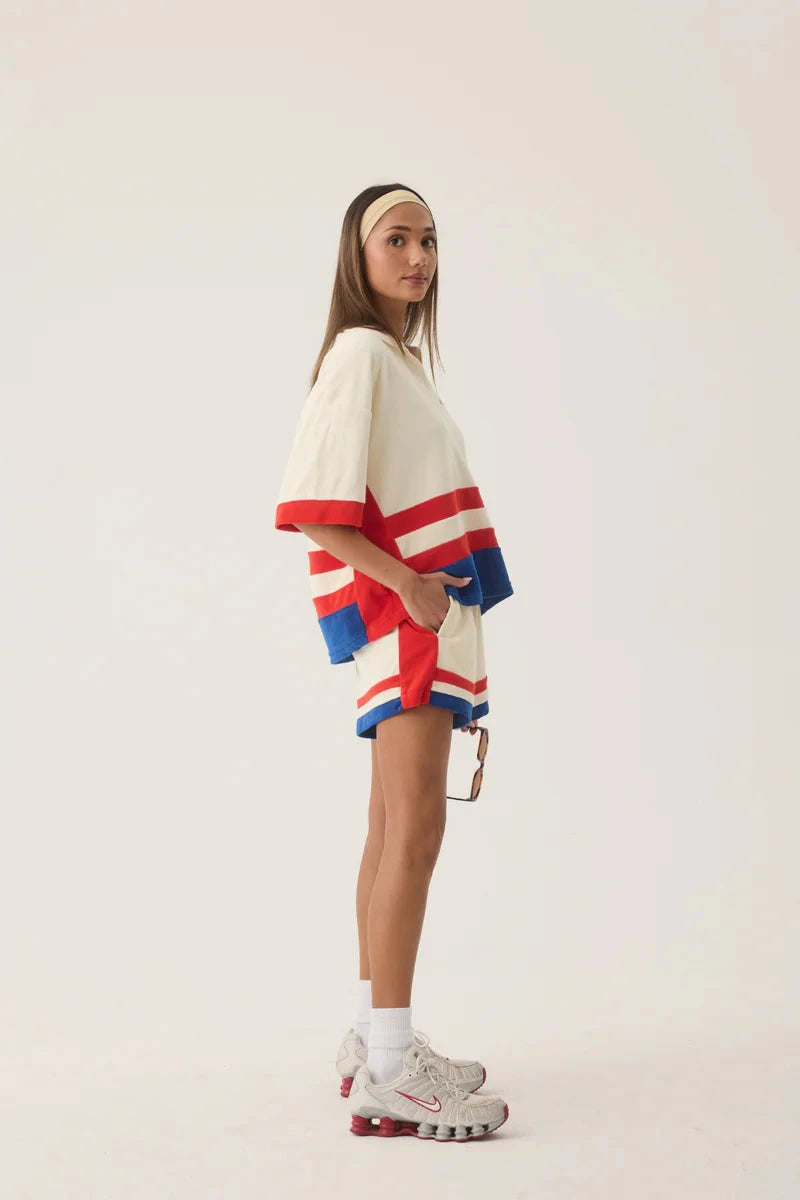 Rico Terry Shirt - Coconut Araminta James