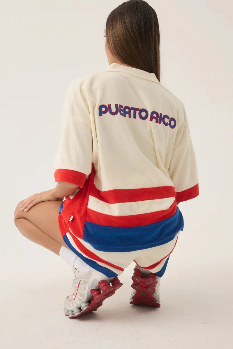 Rico Terry Shirt - Coconut Araminta James