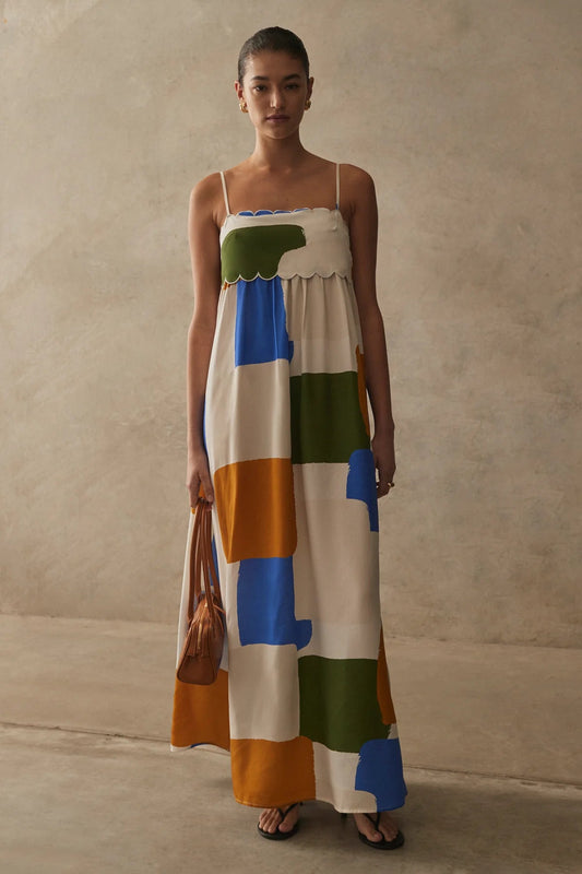 Saylah Dress - Maderia Print Sancia