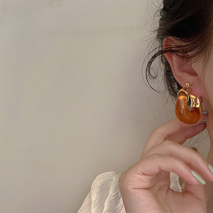 Forrest Hatch Earrings -Brown Tania Claire