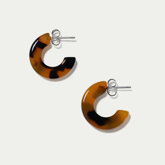 Chunky Hoops - Classic Tortoiseshell Kitty Paloma