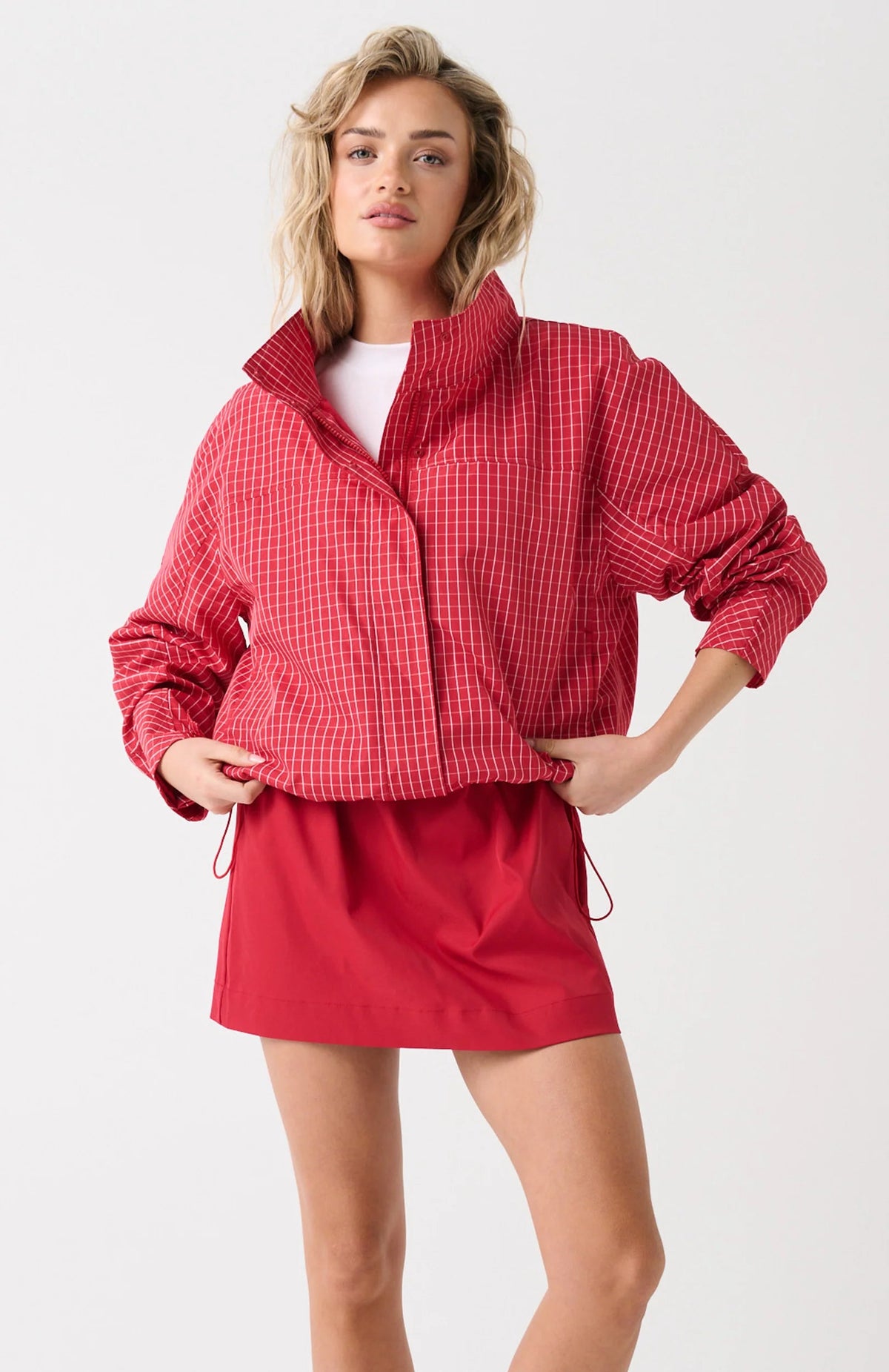 Beau Spray Jacket - Red Check Cartel and Willow
