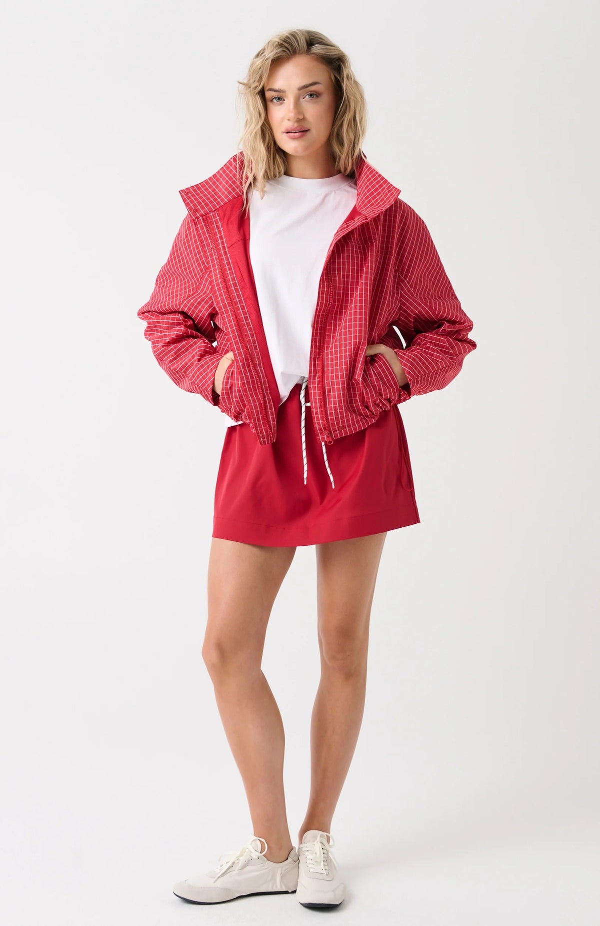 Beau Spray Jacket - Red Check Cartel and Willow