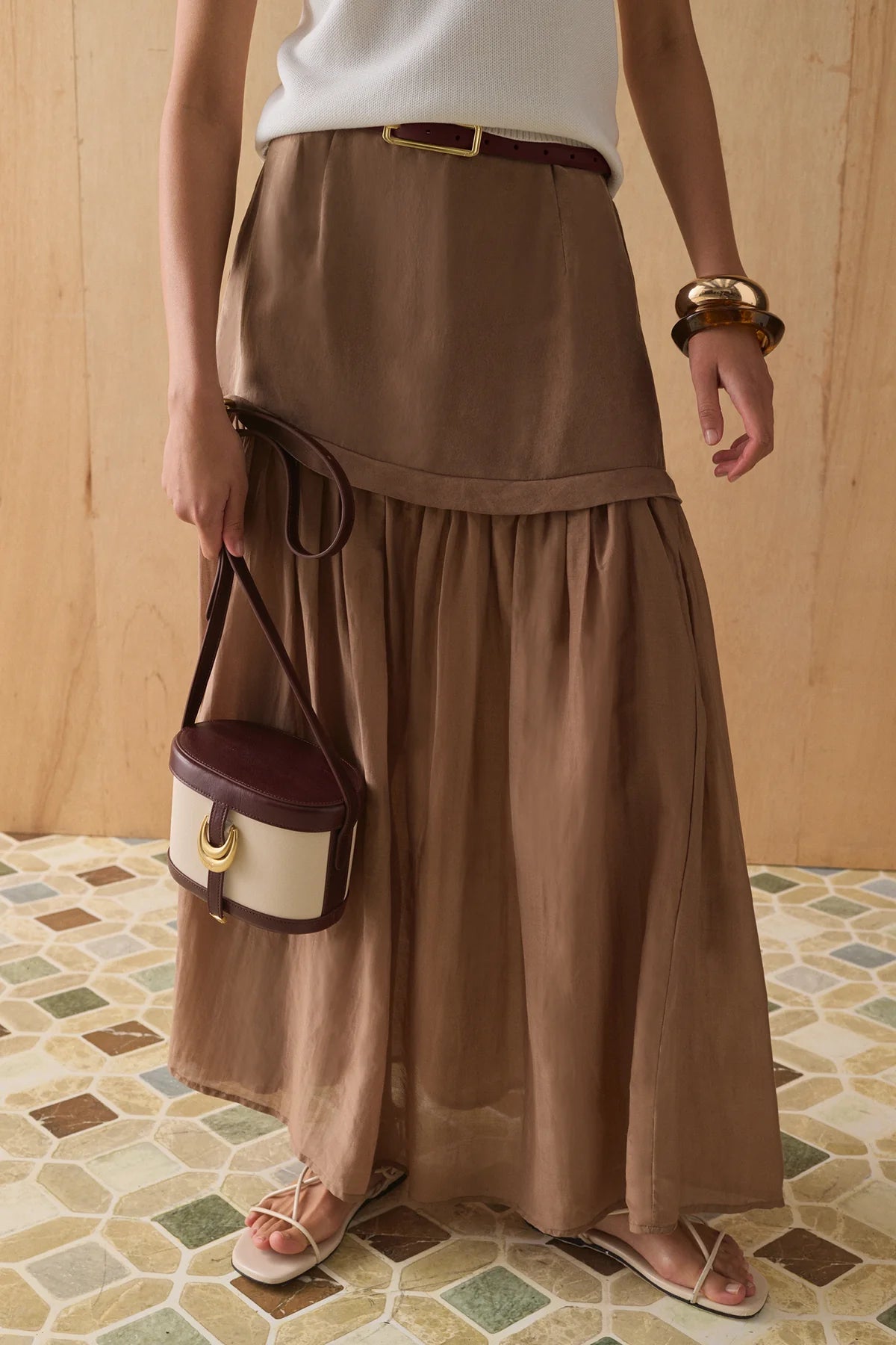 Isla Skirt - Coconut Sancia