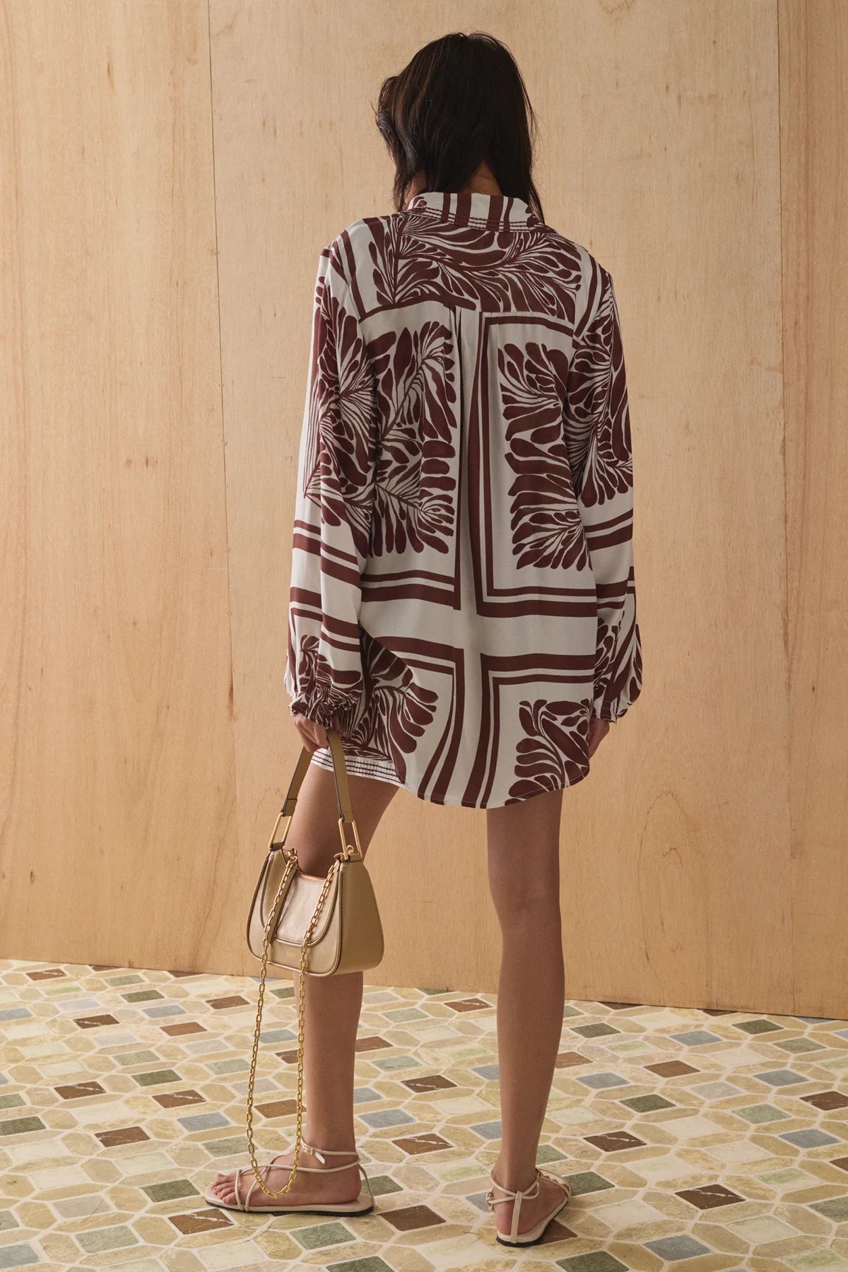 Sabrina Shirt - Lucena Print