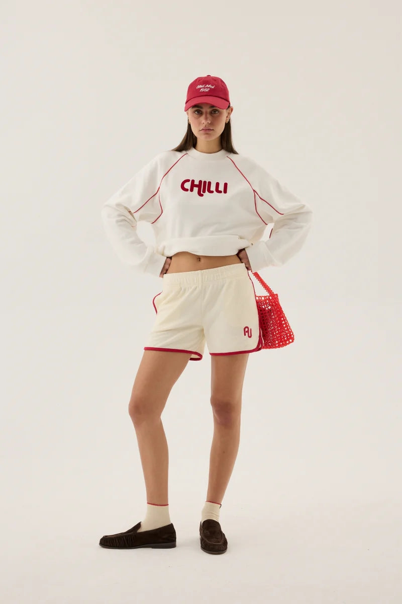 Chilli Terry Short - Warm White