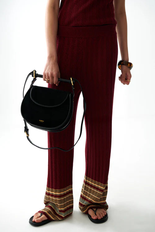 Fredrika Pants - Bordeaux Stripes Sancia