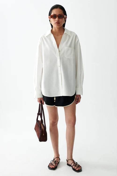 Georgie Shirt - Ivory Sancia