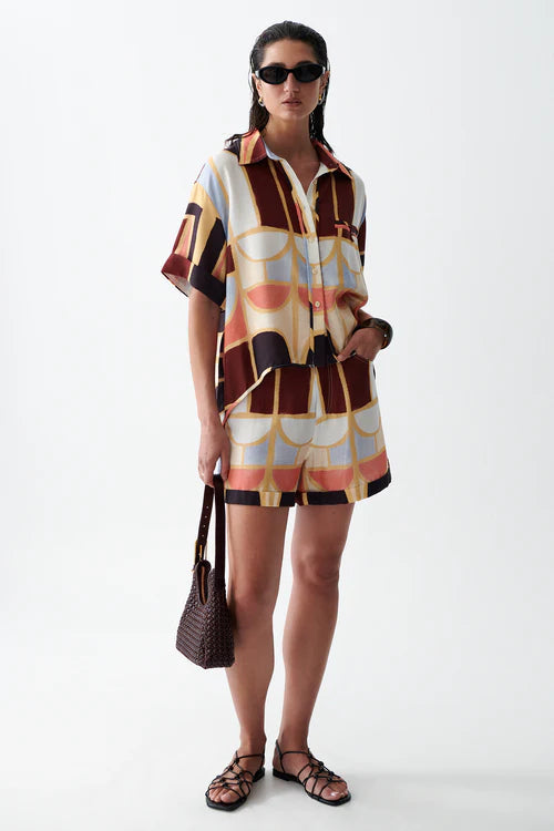 Johanna Shirt - Mariella Print Sancia