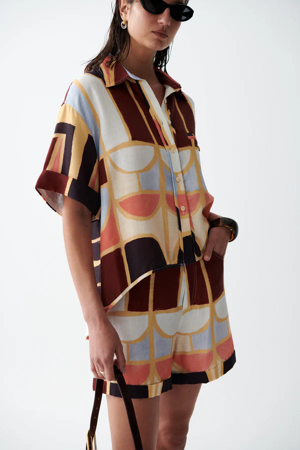 Johanna Shirt - Mariella Print Sancia