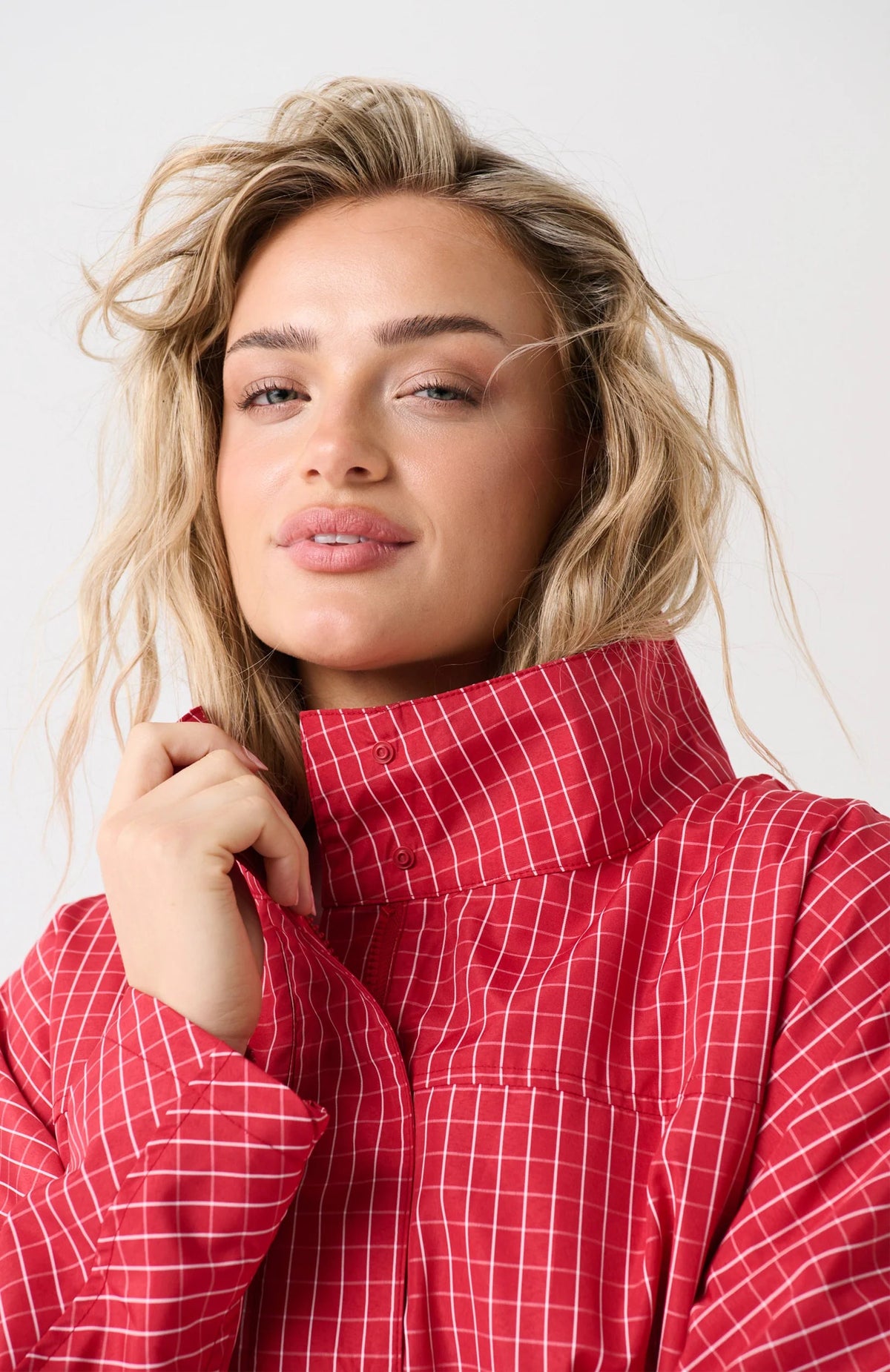 Beau Spray Jacket - Red Check Cartel and Willow