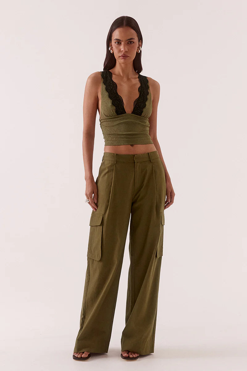 Loni Top - Olive Sovere