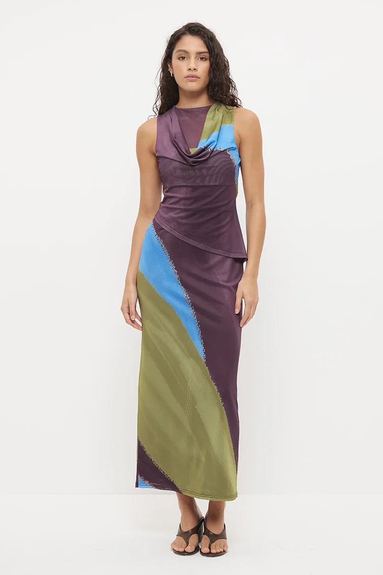 Sense Dress - Painterly Aura Mon Renn