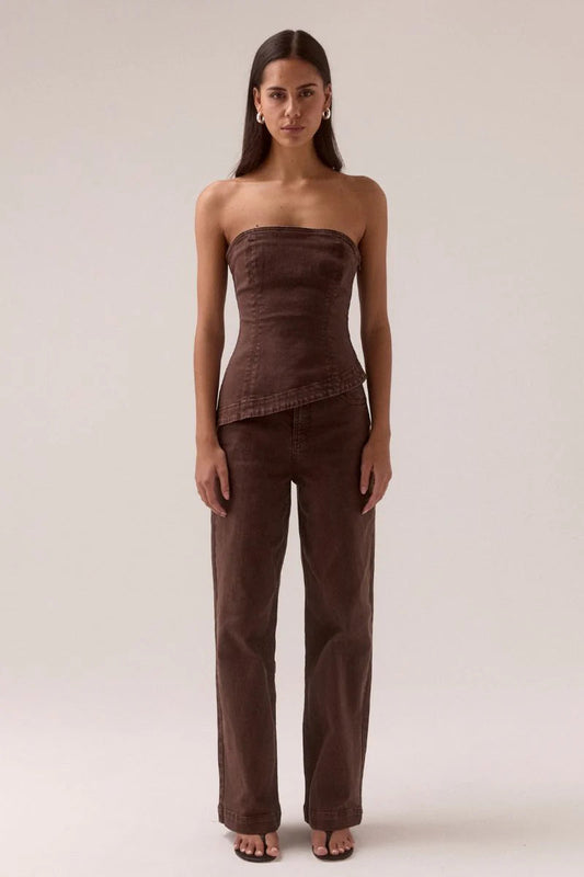 Zyra Bodice - Raisin Sovere