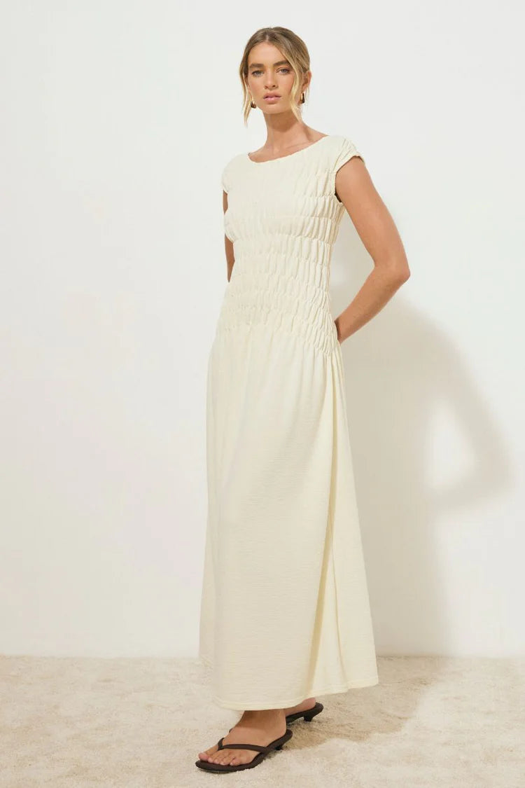 Lily Dress - Cream Mon Renn